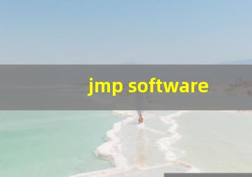 jmp software